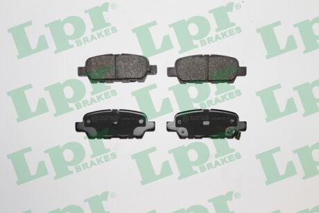 Колодки гальмівні дискові задні Nissan Qashqai (I,II), Teana (I,II), X-Trail (I,II,III) LPR '05P857