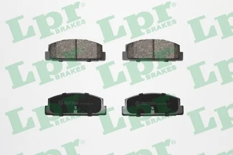 Колодки гальмівні дискові задні Mazda 6 (02-07, 07-13) (05P876) LPR '05P876