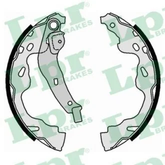 Колодки гальмівні барабанні Geely MK (05-)/ Suzuki Swift III/ Toyota Yaris (99-05) LPR '08660