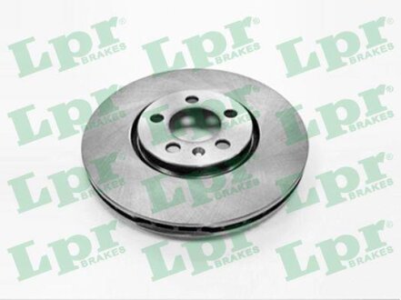 Диск гальмівний передній (кратно 2) Skoda Fabia (I,II,III), Octavia I/ VW Golf IV, Polo (IV,V) (D=288mm) LPR 'A1451V