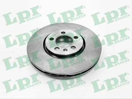 Диск гальмівний передній (кратно 2) Skoda Fabia (I,II,III), Octavia I/ VW Golf IV, Polo (IV,V) (D=288mm) (A1451V) LPR 'A1451V