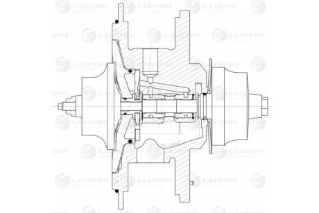 Турбокомпресор б/корп. (картридж) Ford Transit (06-) 2.4D (тип GT2052V) Luzar LUZAR LAT 5020