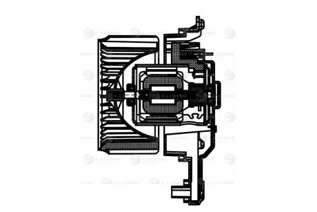 Електровентилятор опалювача KIA Optima IV (15-) LUZAR LFh 08120