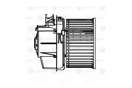 Електровентилятор опалювача Nissan Qashqai (14-)/X-Trail T32 (14-) 2.0i/2.5i LUZAR LFh 1420 (фото 1)
