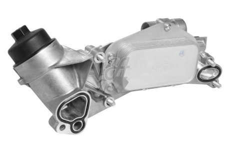 Радиатор масляный в сборе (теплообменник) Chevrolet Cruze (09-)/Opel Astra (H) (04-) 1.6i/1.8i LUZAR LOc 0504