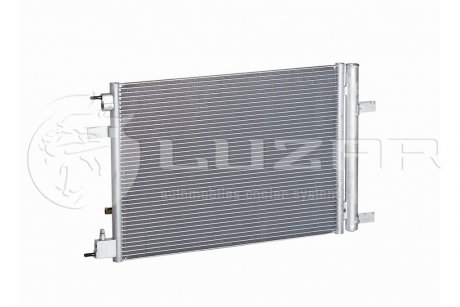 Радиатор кондиционера (550*405*16) Cruze 1.6/1.8 (09-) / Astra J 1.4/1.6/1.8 (10-) АКПП/МКПП LUZAR LRAC 0550 (фото 1)