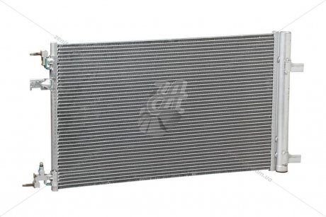 Радиатор кондиционера (647*390*16) Astra J (10-)1.4T/1.6T/1.7CDTI/2.0CDTI с ресивером МКПП/АКПП LUZAR LRAC 0552 (фото 1)