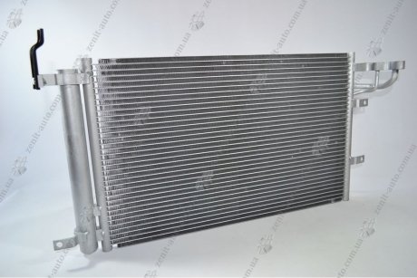 Радиатор кондиционера Cerato 1.5/1.6/2.0 (04-) АКПП/МКПП с ресивером LUZAR LRAC 08F2