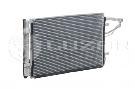 Радиатор кондиционера с ресивером Ceed 1.4/1.6/2.0 (07-) АКПП/МКПП LUZAR LRAC 08H2 (фото 1)