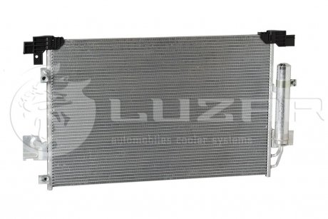 Радіатор кондиціонеру Lancer 1.5/1.8/2.0 (07-) АКПП,МКПП з ресівером LUZAR LRAC 1104