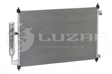 Радіатор кондиціонера X-trail 2.0/2.2/2.5 (07-) АКПП/МКПП LUZAR LRAC 14G4 (фото 1)