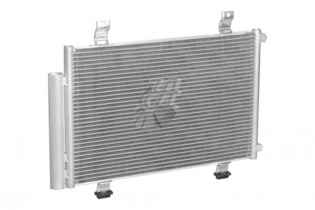 Радиатор кондиционера Swift 1.2/1.3/1.5 (05-) с ресивером LUZAR LRAC 2462 (фото 1)