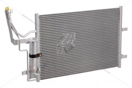 Радиатор кондиционера с ресивером Mazda 3 (03-)/5 (05-) LUZAR LRAC 2548 (фото 1)