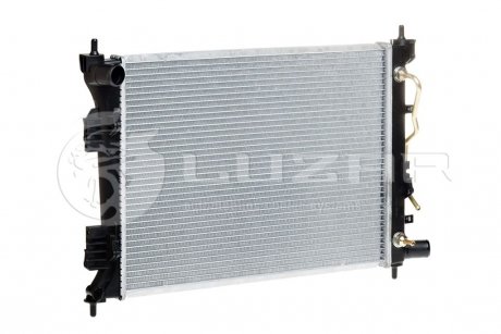Радиатор охлаждения Solaris/Rio 1.4/1.6 (10-) АКПП (алюм) LUZAR LRc 081L4 (фото 1)