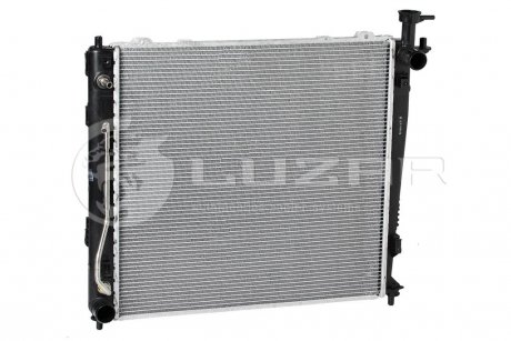 Радиатор охлаждения Sorento/Santa fe 2.2CRDI (09-) АКПП (510*478*22) (тип Doowon) LUZAR LRc 081P3 (фото 1)