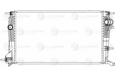 Радиатор охолодження Renault Megane III (08-)/Fluence (08-) 1.9D/2.0i M/A Luzar LUZAR LRc 0904