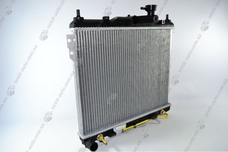 Радіатор охолодження з підводом для охолодження АКПП (алюм) Getz 1.1/1.3/1.4/1.6 (02-) МКПП/АКПП (478*370*16) LUZAR LRc HUGz02110
