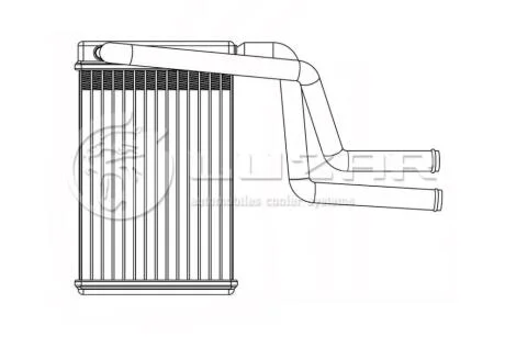 Радиатор отопителя Mondeo (00-) Luzar LUZAR LRh 1070