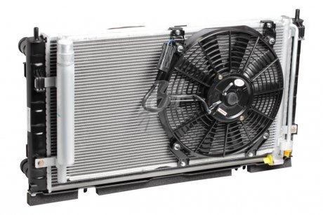 Радиатор охлаждения 2170 (+рад. кондиц+вентиляторы)(А/С Panasonic) LUZAR LRK 01272