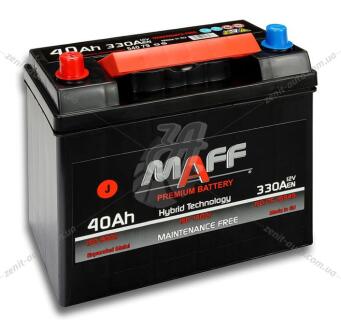 АКБ 6СТ-40 L+ (пт 330)(необслуж)(Asia) MAFF MAFF 540 79