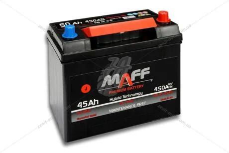 АКБ 6СТ-50 R+ (пт 450)(необслуж)(Asia) MAFF MAFF 545 E23