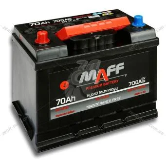 АКБ 6СТ-70 L+ (пт 700)(необслуж)(Asia) MAFF MAFF 570 E24