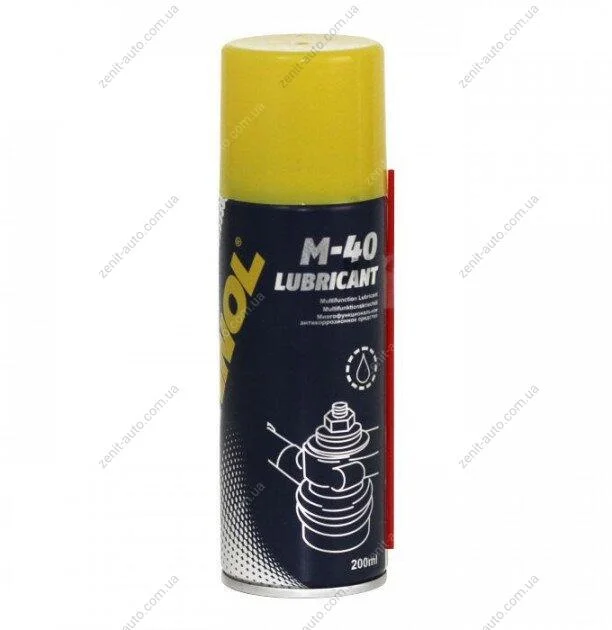 Смазка многофункциональная MANNOL M-40 Lubricant (аэрозоль)(аналог WD-40), 200мл. Mannol 9898 (фото 1)