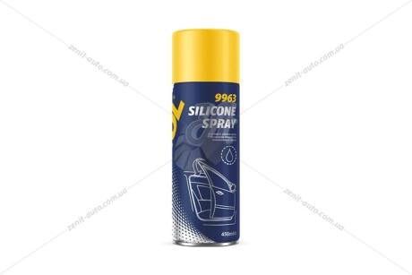 Мастило силіконове Silicone Spray (аерозоль), 450мл. Mannol 9963