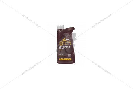 Олива моторна 2-Takt Plus, API ТС, JASO FD, 1л, синт. Mannol 'MN72041