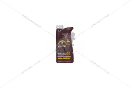 Олива моторна 5W-40 MANNOL Elite API SN/CH-4, ACEA A3/B4, VW 502/505, 1л, синт. Mannol 'MN79031