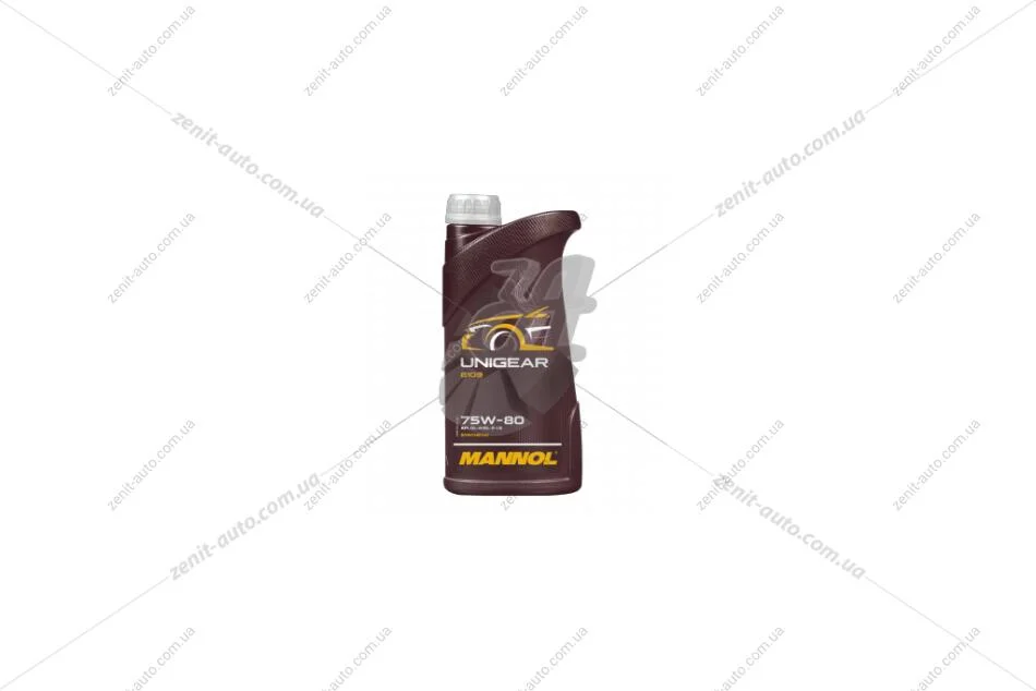 Олива трансміс. 75W-80 MANNOL 8109 Unigear API GL4/GL-5 SL, 1л, синт. Mannol 'MN81091 (фото 1)