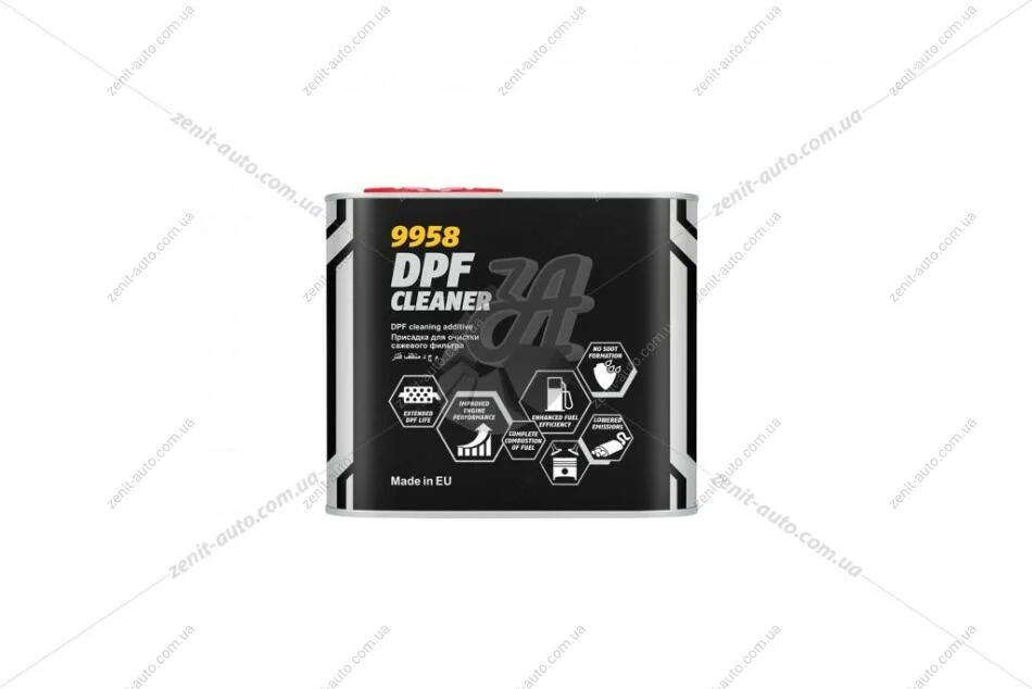 Очищувач сажевих фіьтрів дизельних двигунів MANNOL DPF Cleaner (рідина), 400мл. Mannol MN9958-04ME (фото 1)