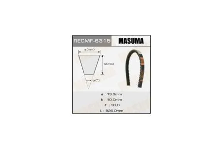 Ремінь клиновий MASUMA 6315