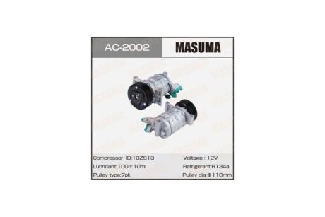 Компресор кондиціонера Nissan NOTE, MICRA/E11E, K12E/HR15DE, HR16DE MASUMA 'AC2002