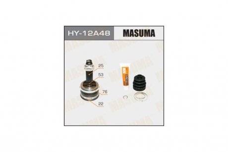 ШРКШ зовнішній Hyundai Getz (02-06) (нар:25/вн:22/abs:48) (HY-12A48) MASUMA HY12A48 (фото 1)