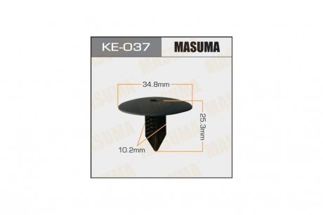 Клипса (кратно 50) (KE-037) MASUMA 'KE037pcs50