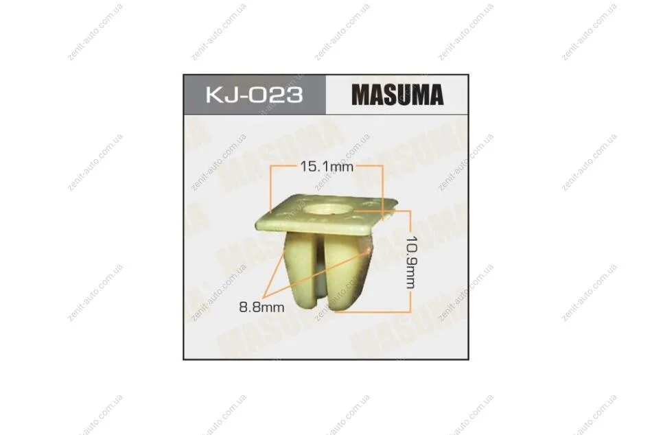 Кліпса (кратно 50) (KJ-023) MASUMA KJ023pcs50 (фото 1)