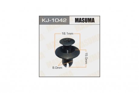 Кліпса (кратно 50) (KJ-1042) MASUMA KJ1042pcs50