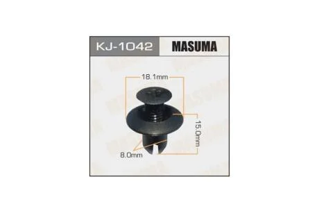 Клипса (кратно 50) (KJ-1042) MASUMA KJ1042pcs50