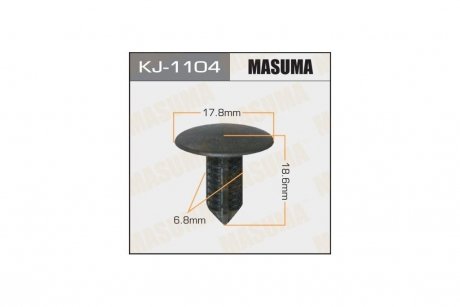 Клипса (кратно 50) (KJ-1104) MASUMA KJ1104 (фото 1)