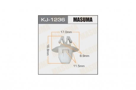 Кліпса (кратно 10) (KJ-1236) MASUMA KJ1236pcs10
