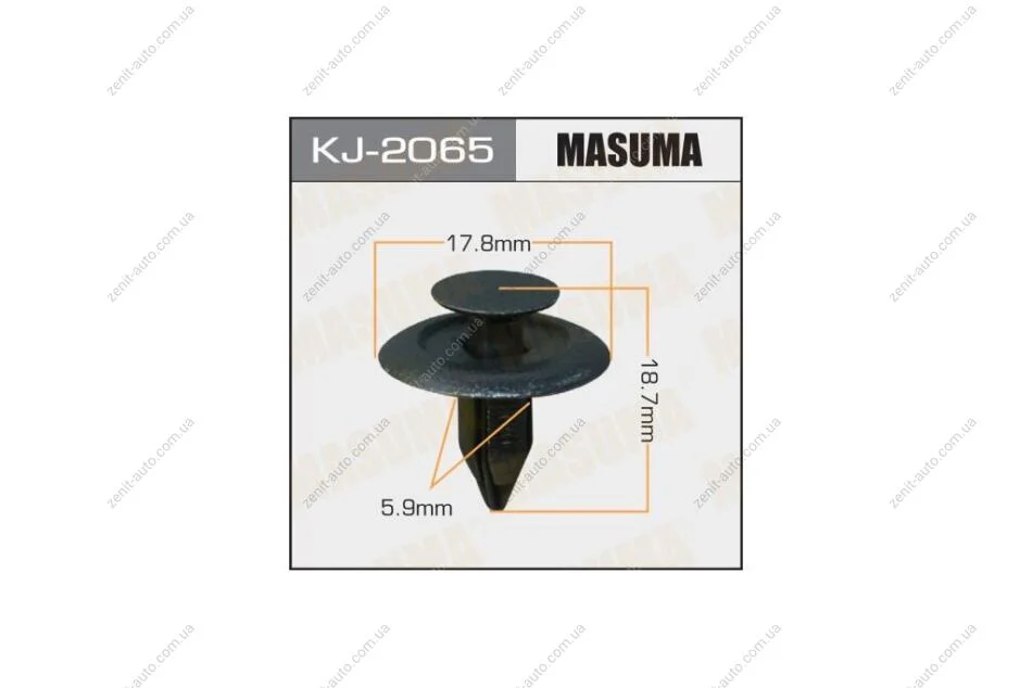 Кліпса (кратно 10) (KJ-2065) MASUMA KJ2065pcs10 (фото 1)