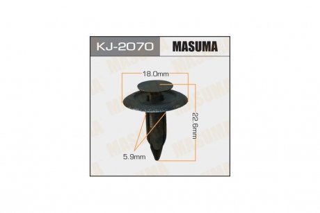 Клипса (кратно 50) (KJ-2070) MASUMA KJ2070 (фото 1)