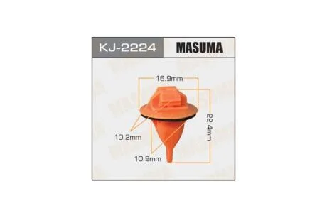 Клипса (кратно 10) (KJ-2224) MASUMA KJ2224pcs10