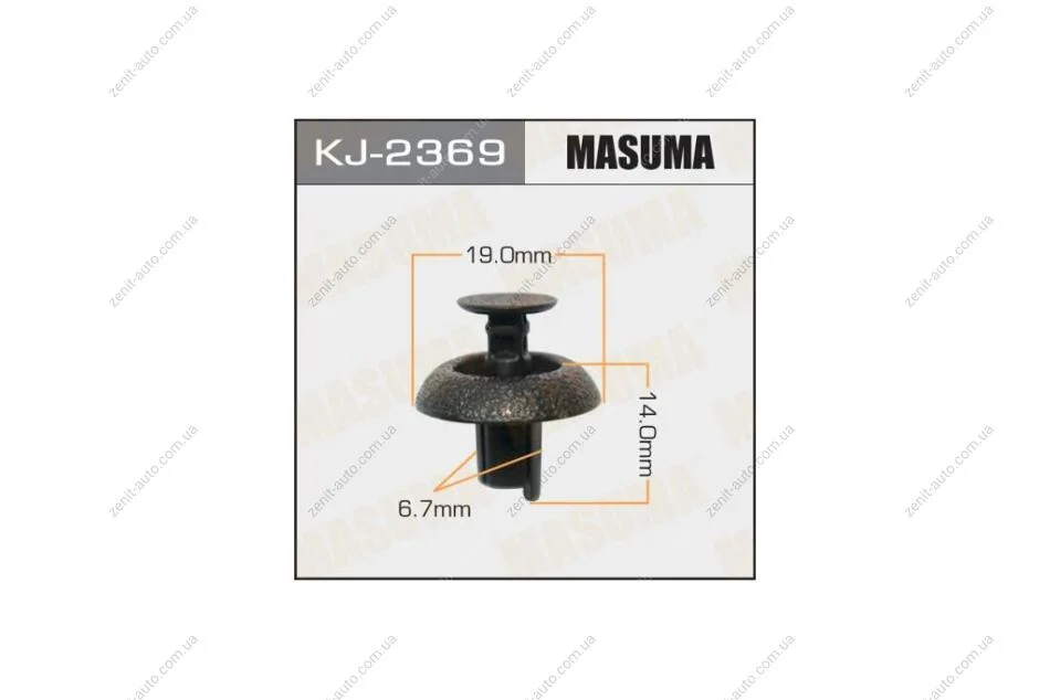 Клипса (кратно 50) (KJ-2369) MASUMA KJ2369pcs50 (фото 1)