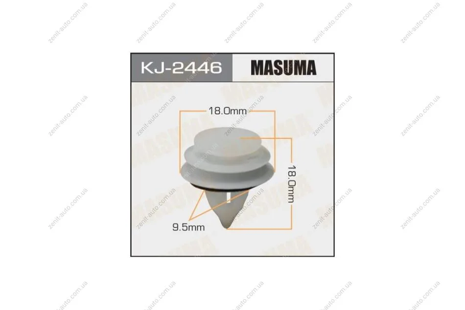 Кліпса (кратно 10) (KJ-2446) MASUMA KJ2446pcs10 (фото 1)