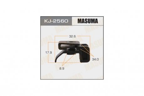 Клипса (кратно 10) MASUMA KJ2560pcs10