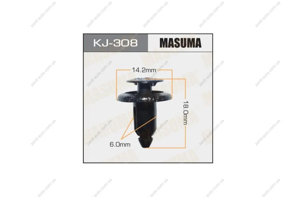 Кліпса (KJ-308) MASUMA KJ308pcs10 (фото 1)