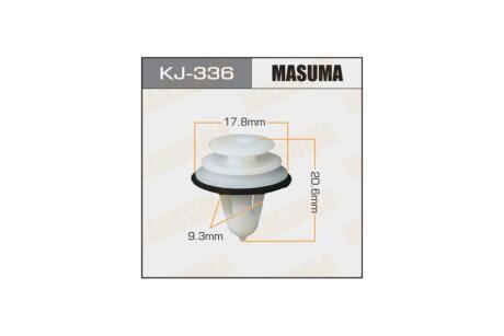 Кліпса (кратно 50) (KJ-336) MASUMA 'KJ336PCS50