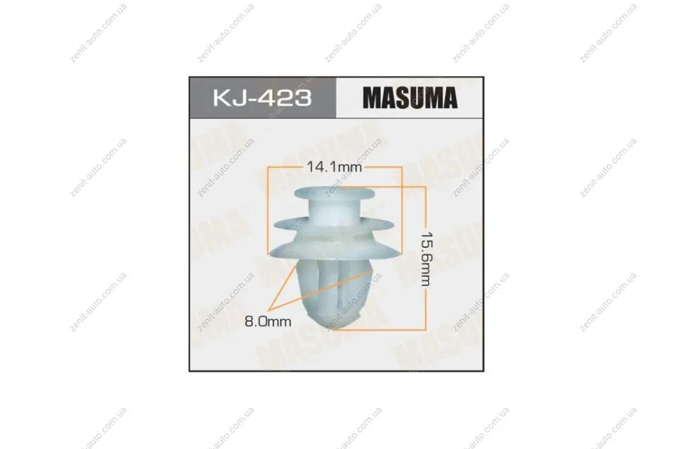 Клипса (кратно 10) (KJ-423) MASUMA KJ423pcs10 (фото 1)